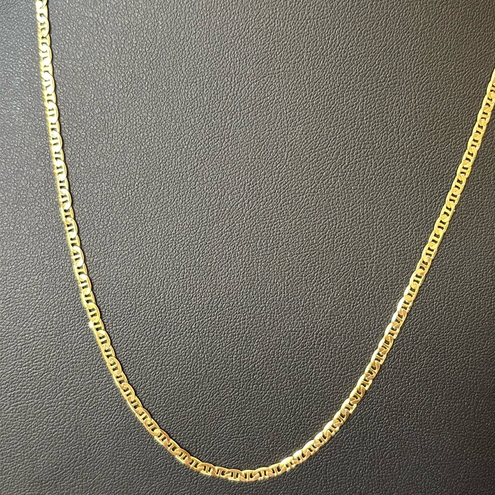 NEW Gucci Mariner 20” 18K Yellow Gold Filled Chain
